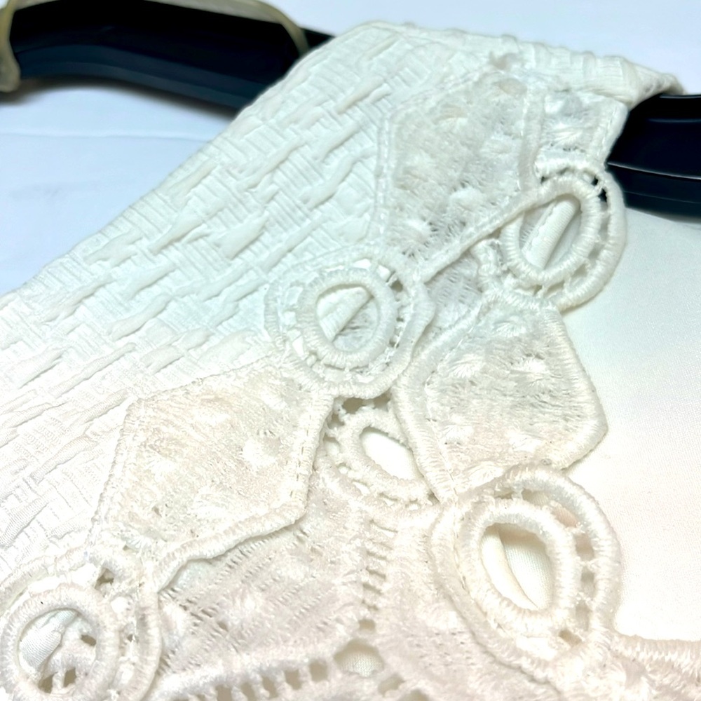 Rebecca Taylor - White Lace Top- NEW w/Tags - Picture 15 of 16
